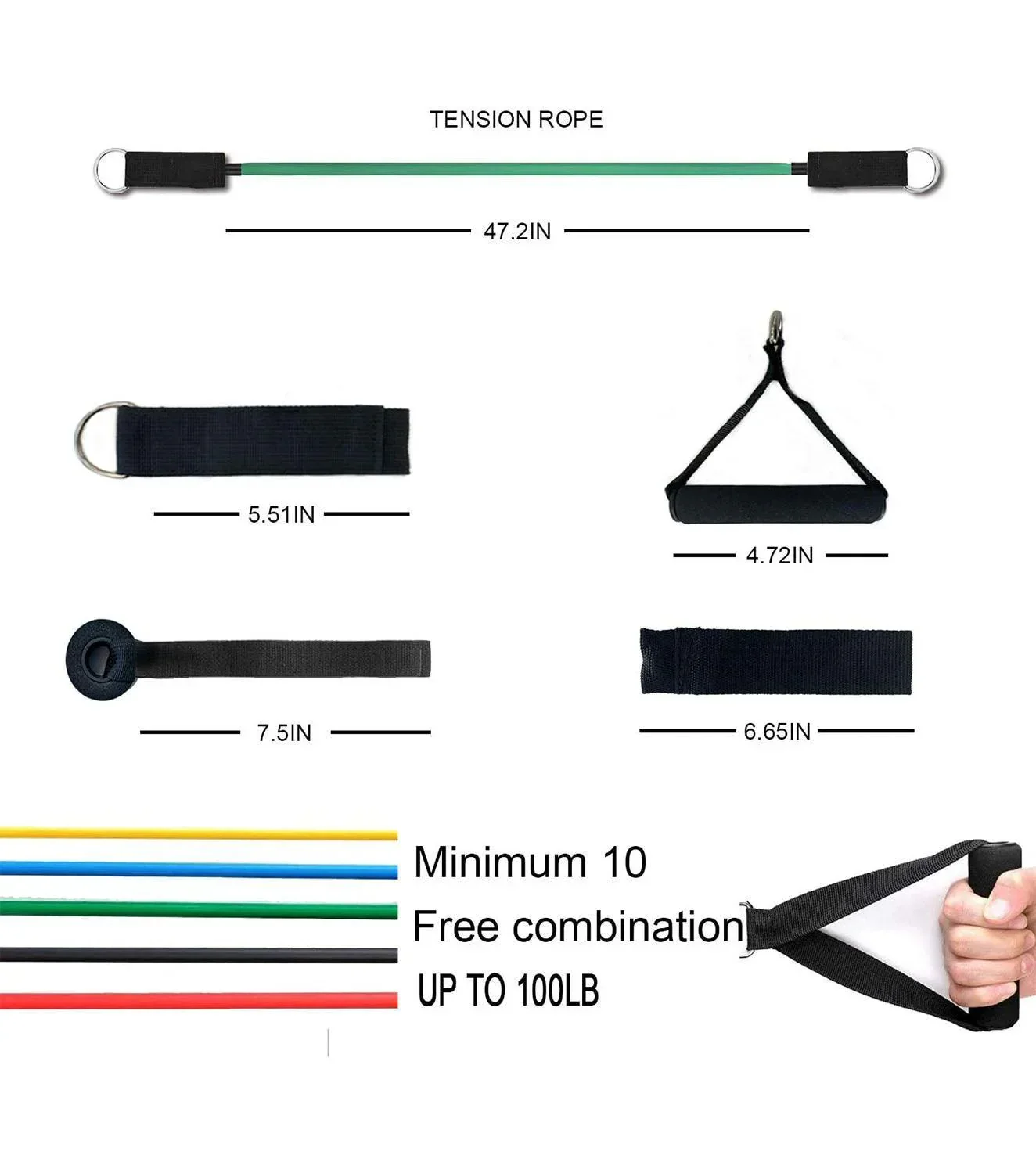 5 in 1 Resistance training Workout set - Image 4