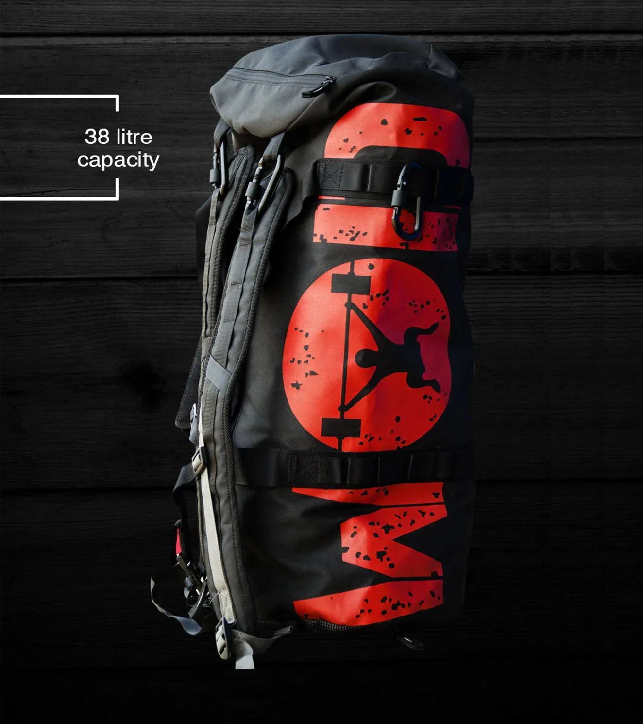 Armour Gym and Travel Bag with carabiner - Image 8