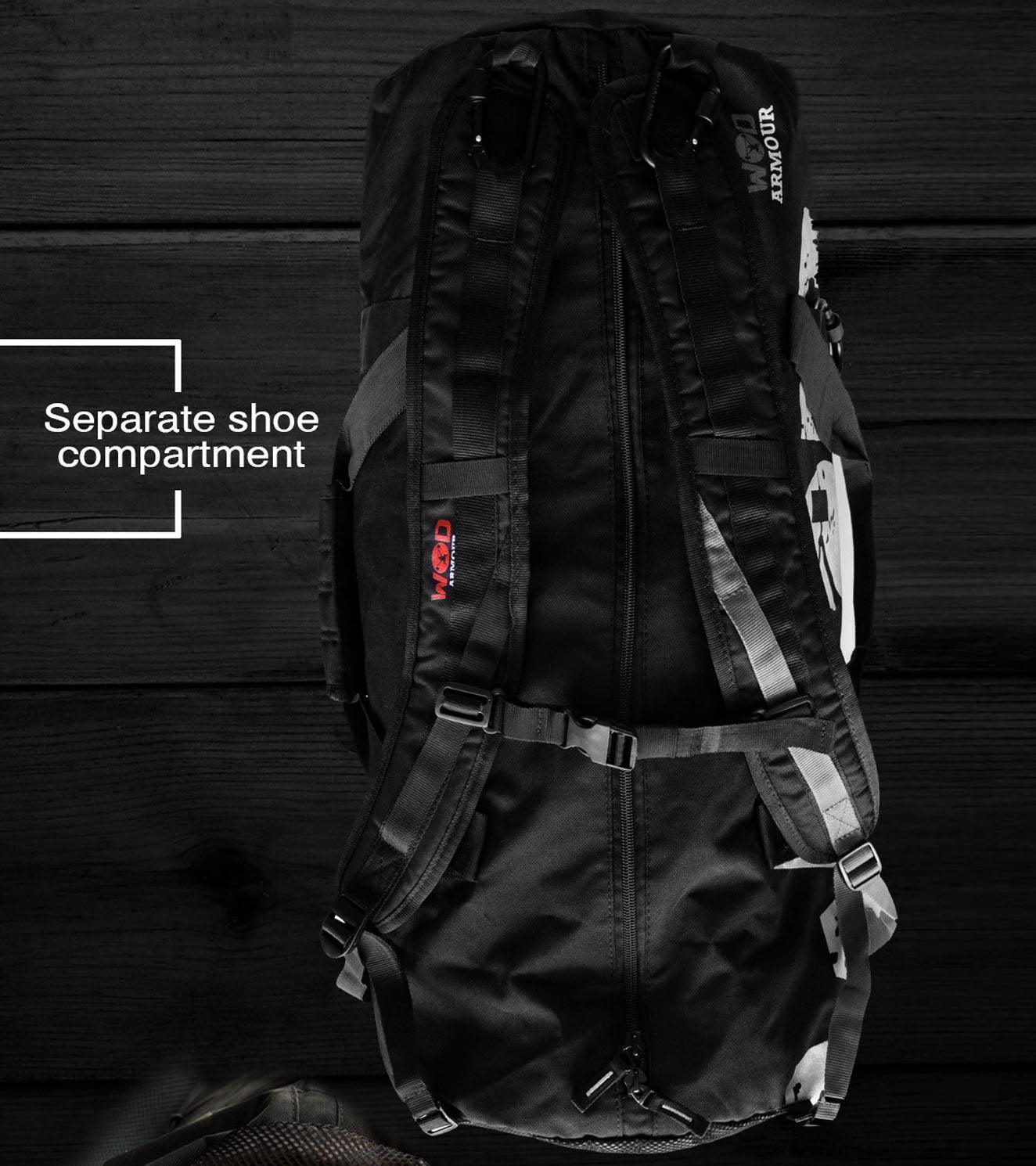 Armour Gym and Travel Bag with carabiner - Image 9