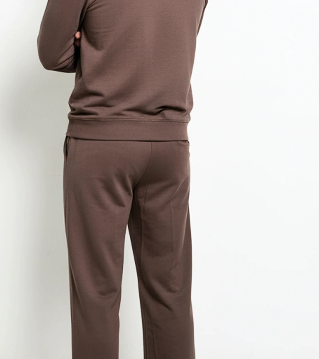 Men’s Relaxed Performance Pants - Chocolate Brown - Image 5