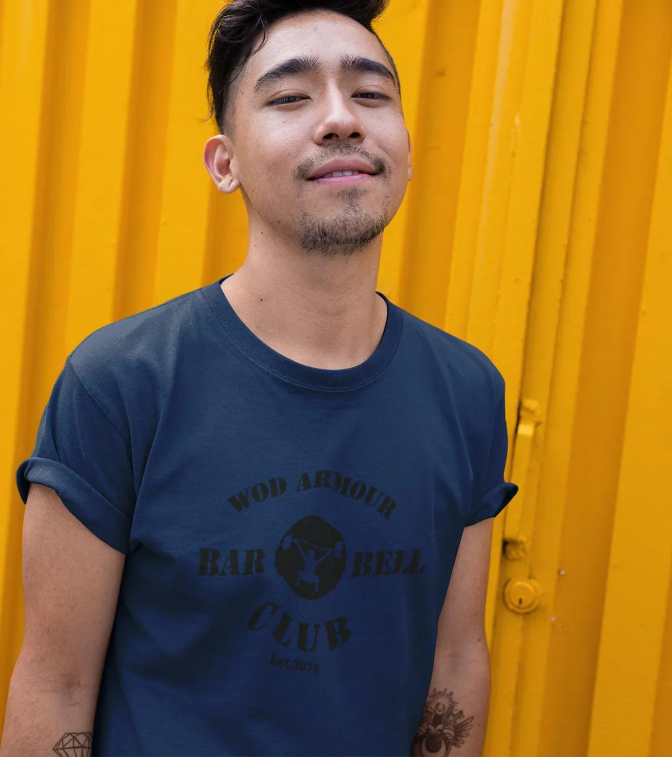 Men's Barbell Club T-shirt (Cyber Grape Purple) - Image 5