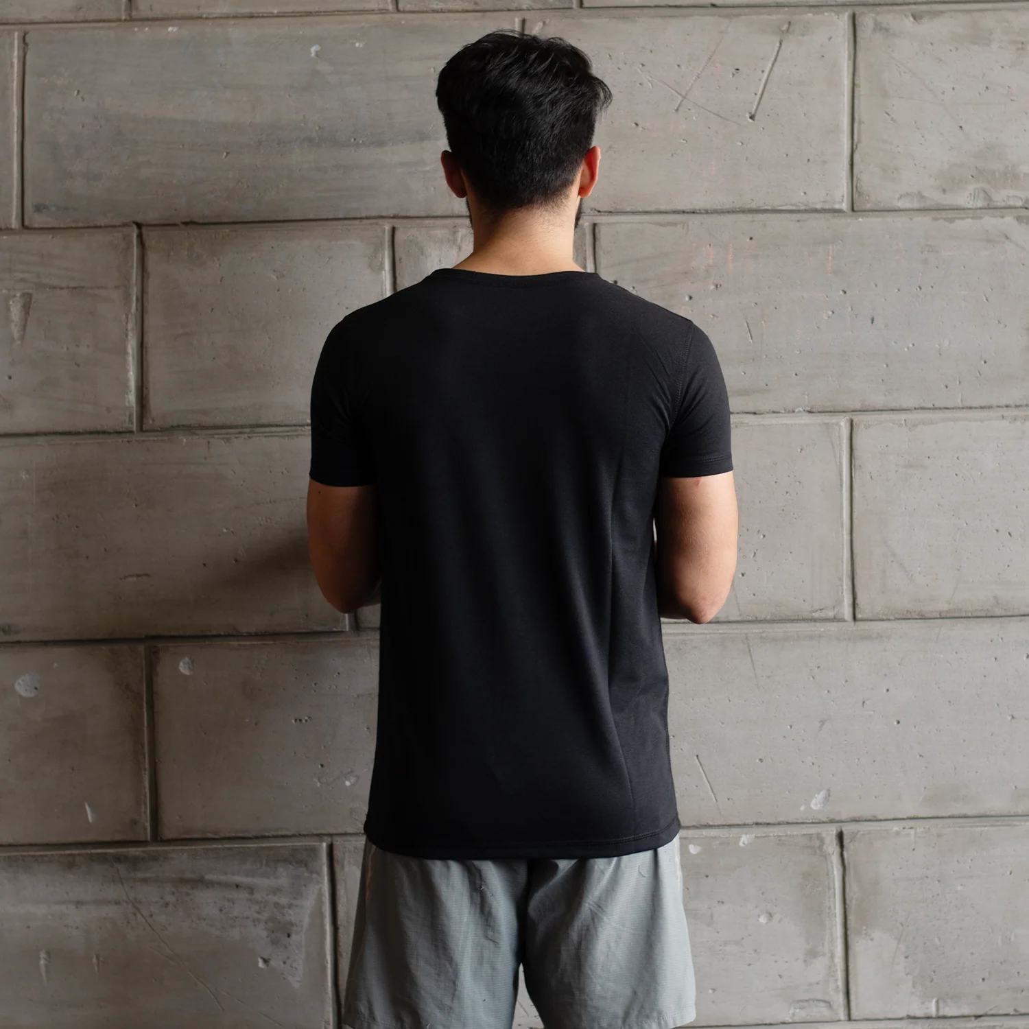 Men's Buck Furpees training T-shirt (Black) - Image 4