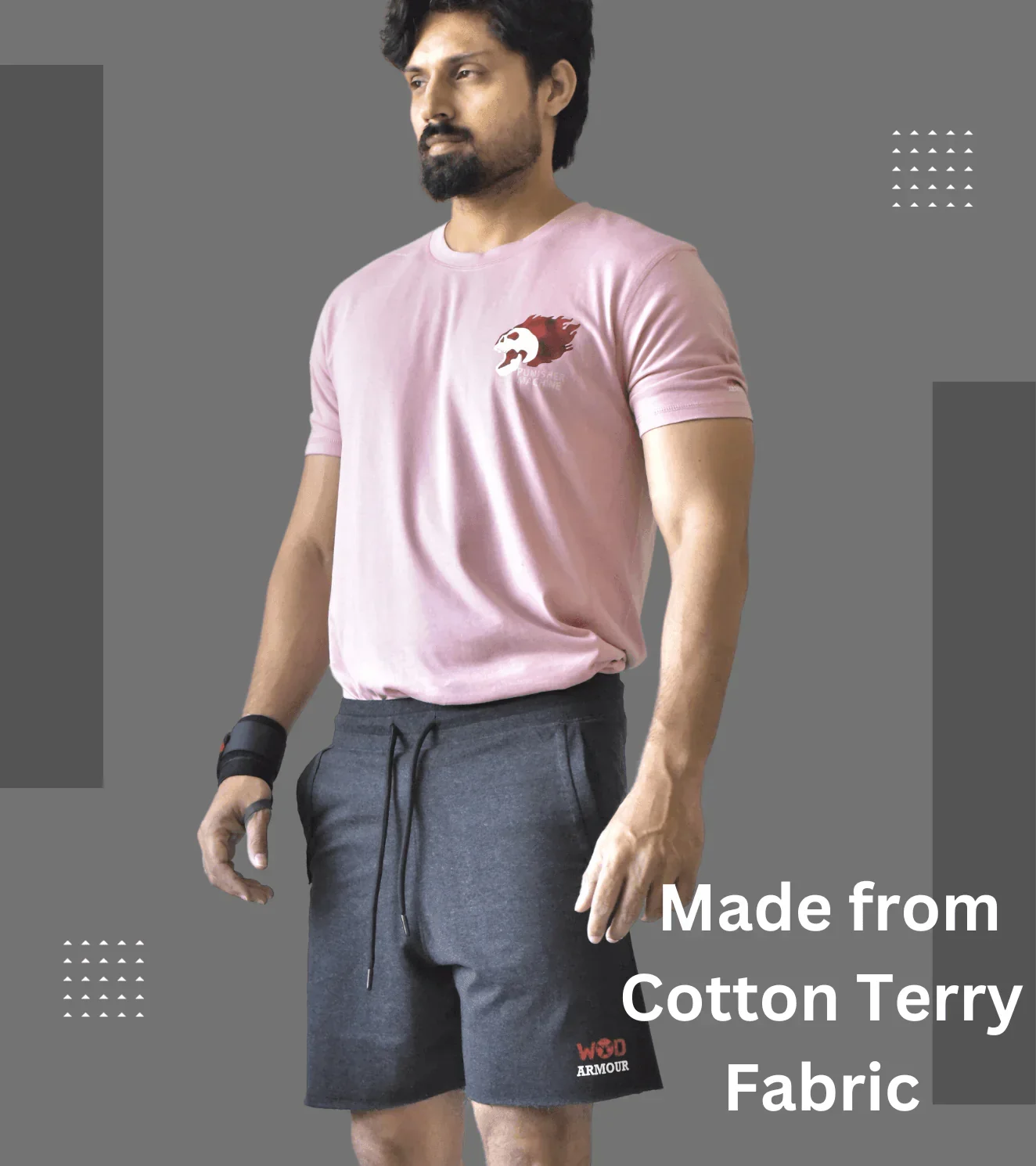 Men's cotton Terry Shorts - Image 5