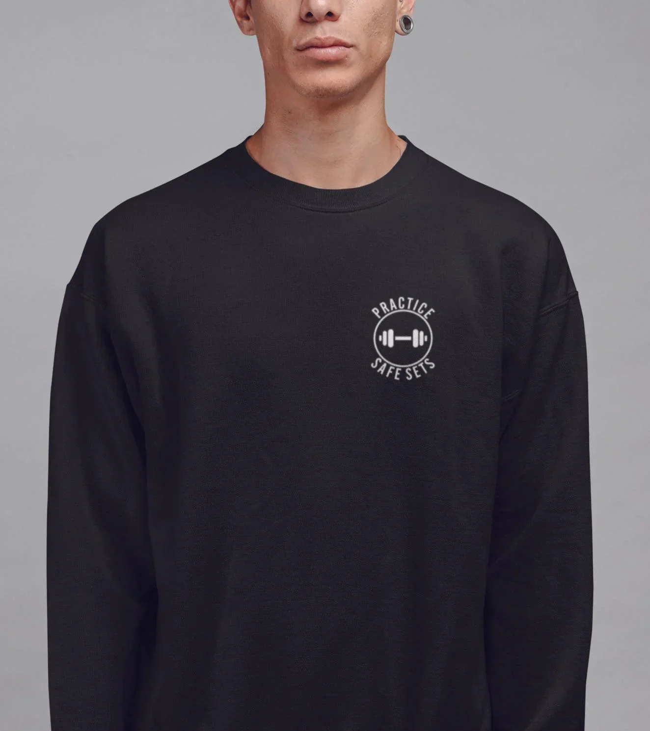 Men's crew neck Practice safe set Sweatshirt - Image 3