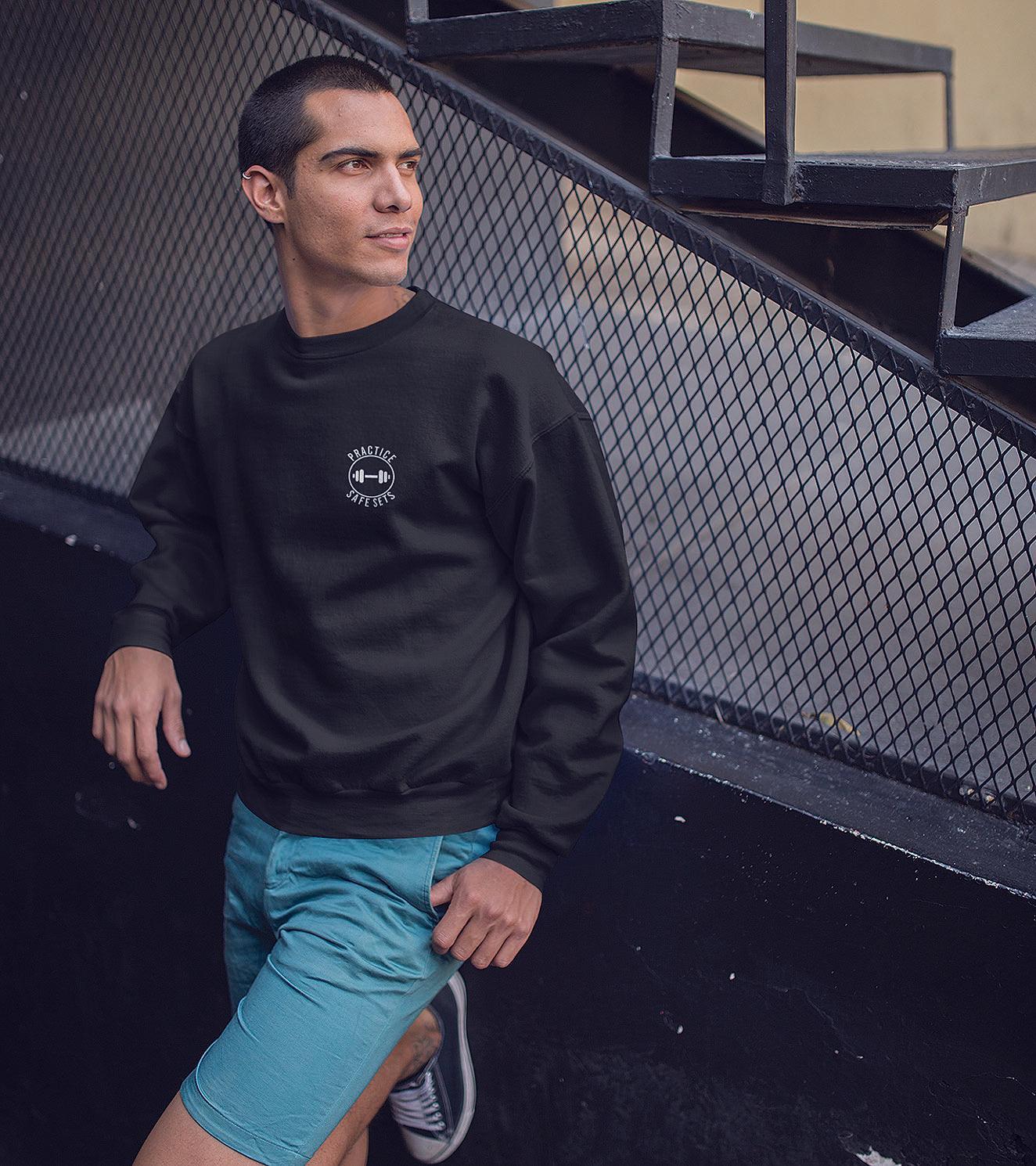 Men's crew neck Practice safe set Sweatshirt - Image 5