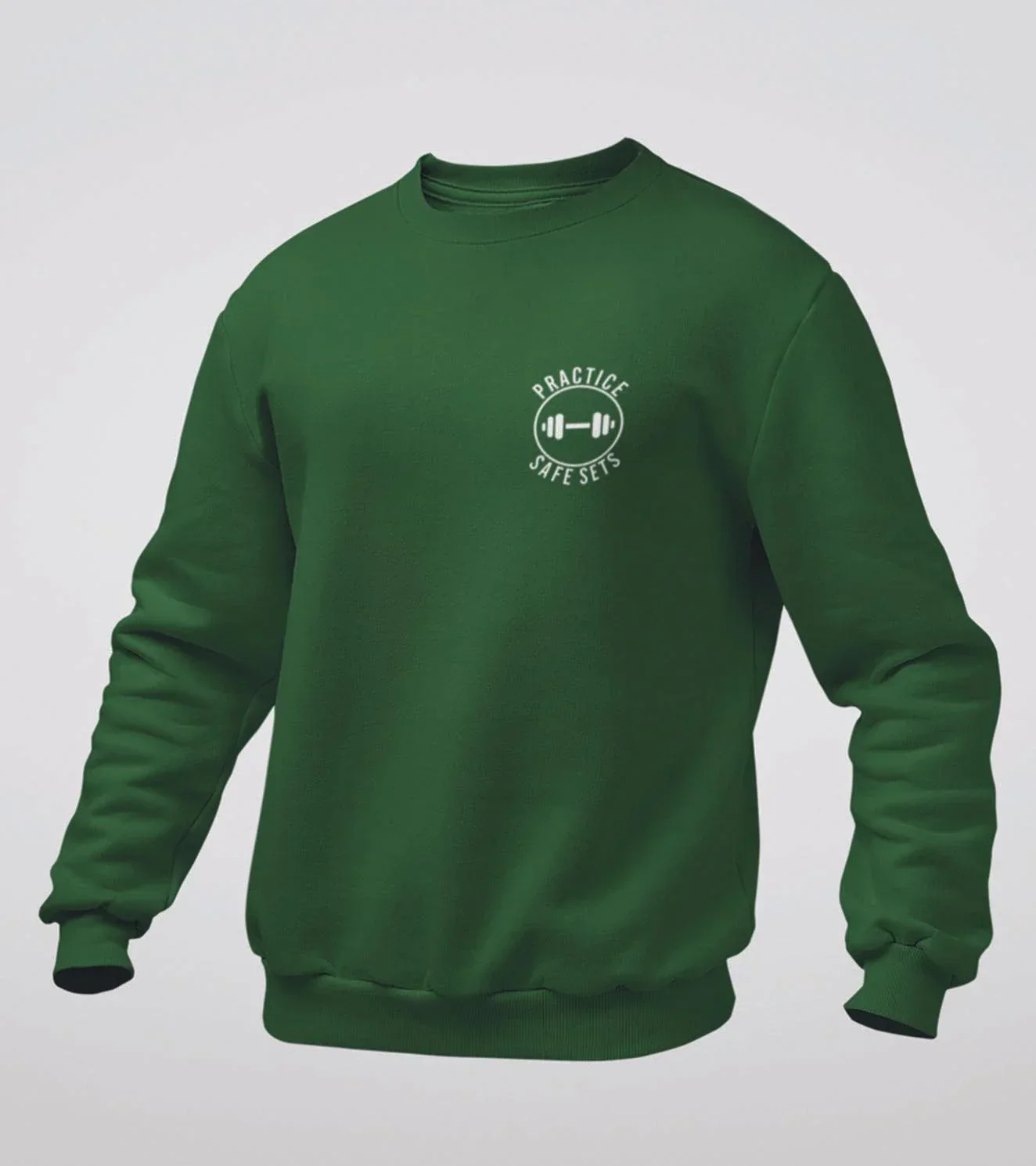 Men's crew neck Practice safe set Sweatshirt - Image 8
