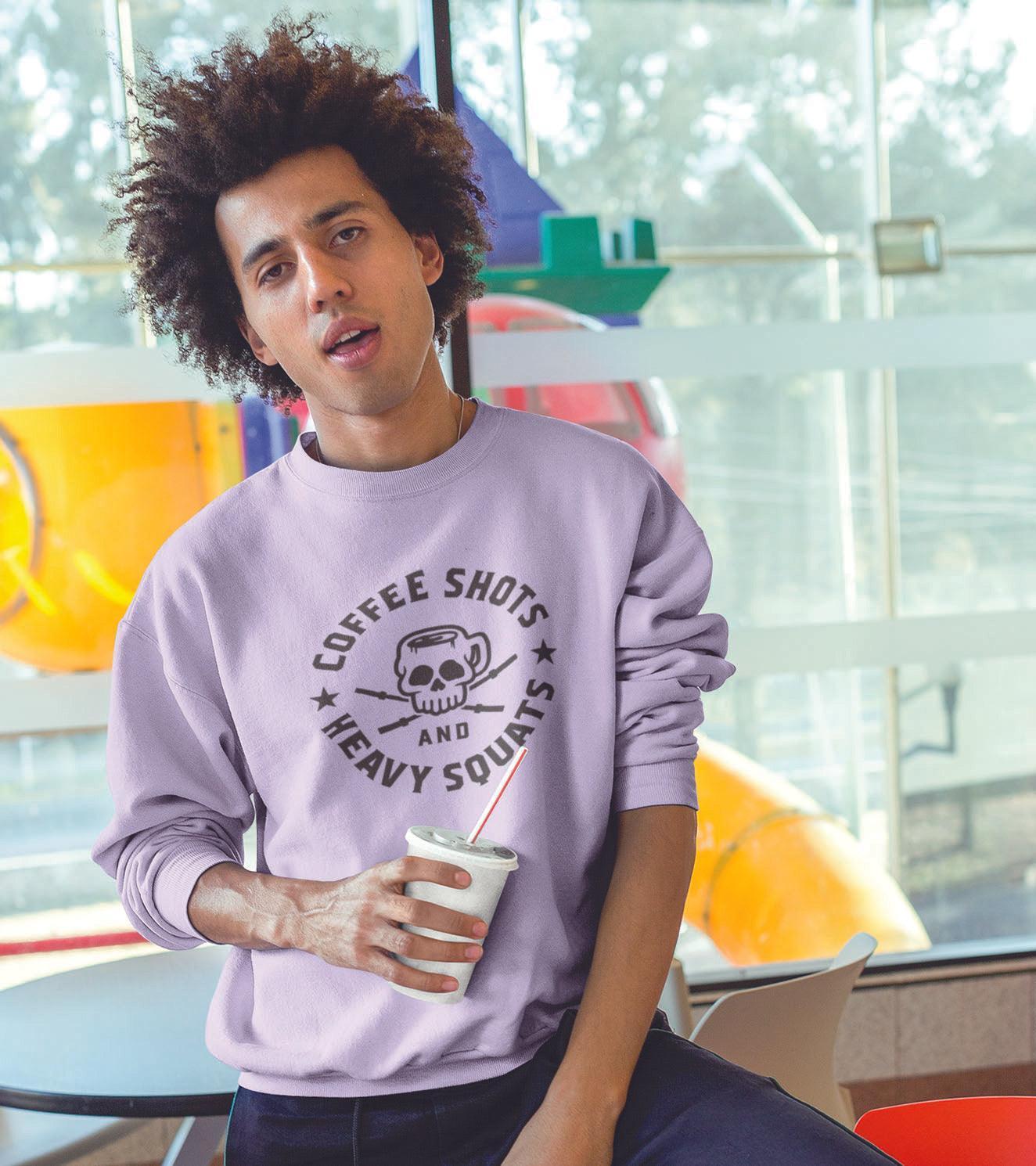 Men's crewneck coffee Sweatshirt - Image 3