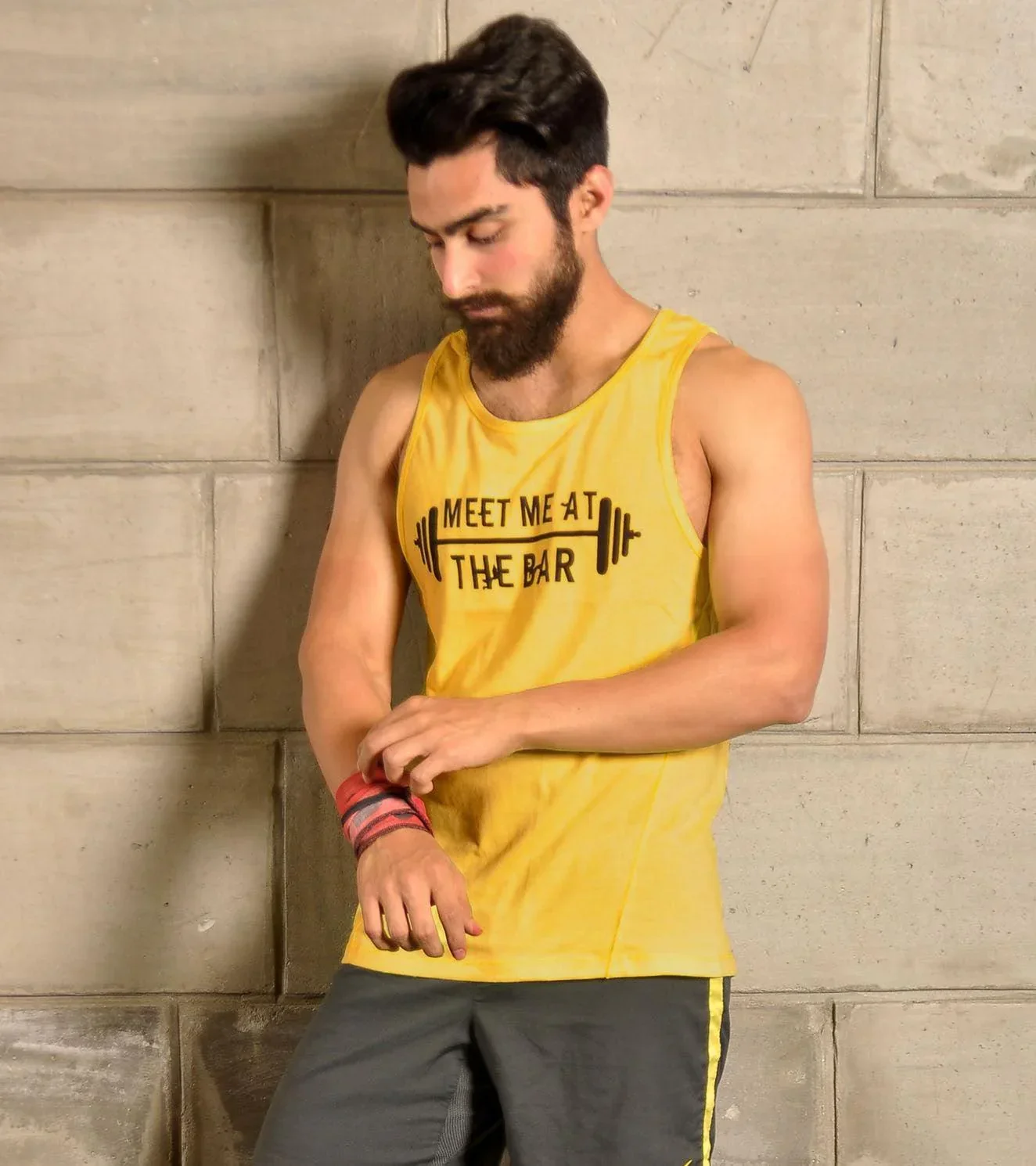 Men"s MMATB Tank Top ( Musturd) - Image 3
