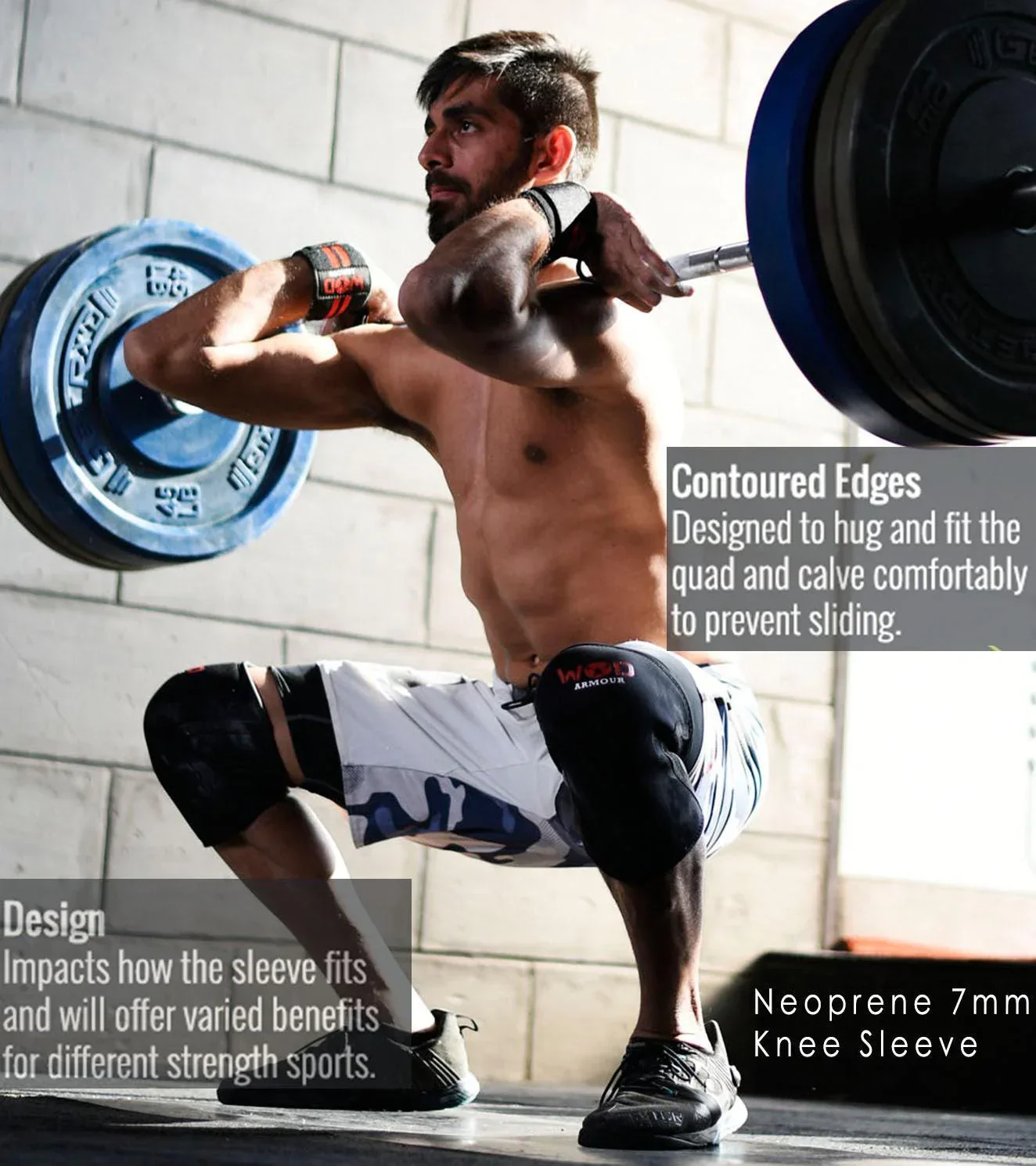 Neoprene knee sleeve (7mm) - Image 3