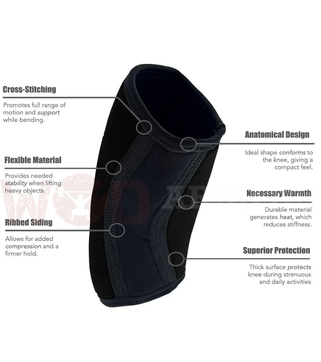 Neoprene knee sleeve (7mm) - Image 8