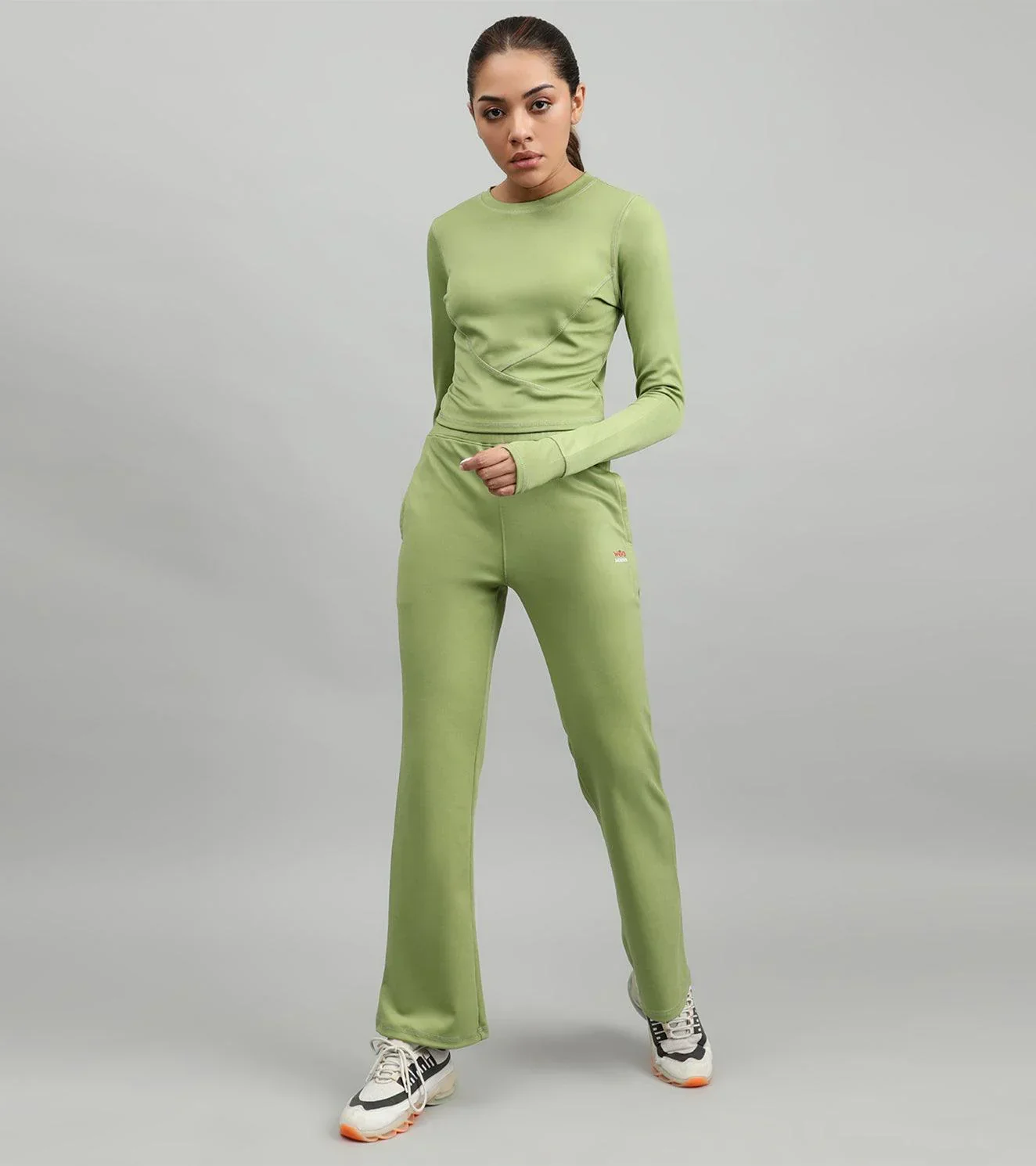 Women's Dynamic Duo Coord Set ( lime greem ) - Image 4