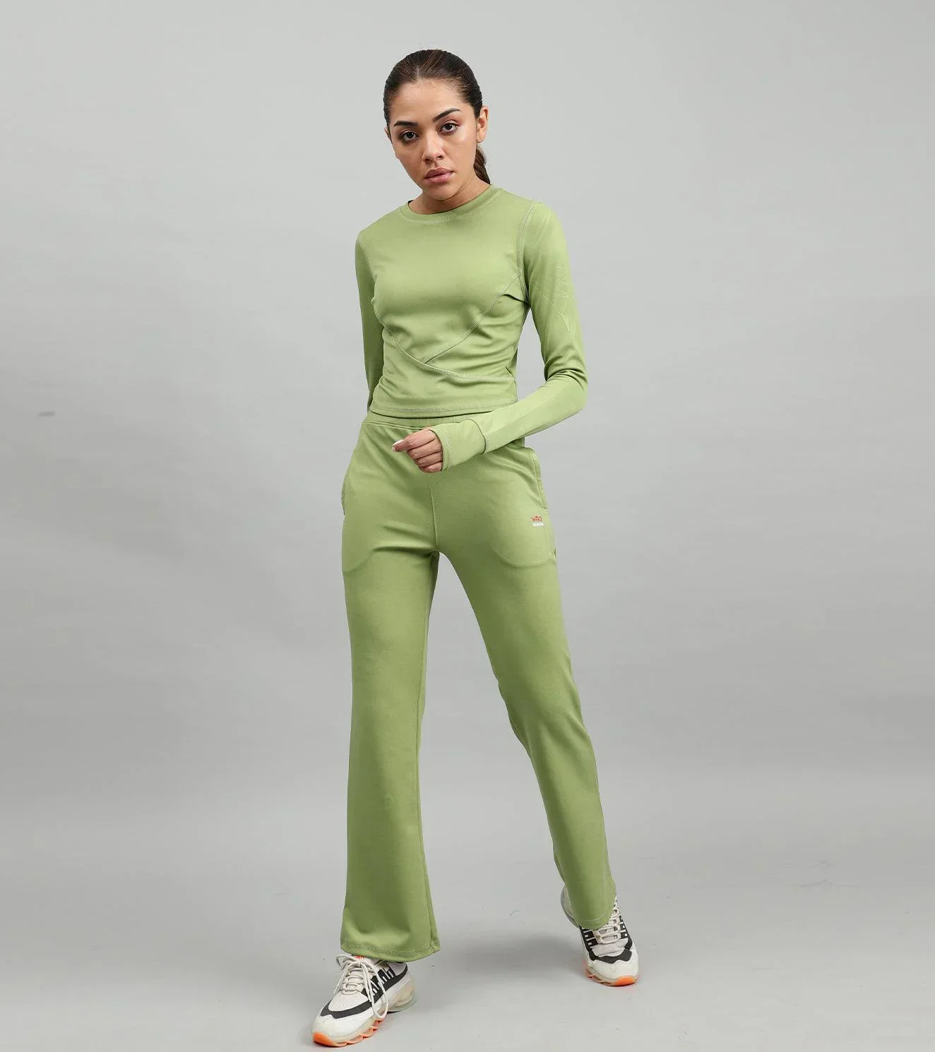 Women's Dynamic Duo Coord Set ( lime greem ) - Image 8