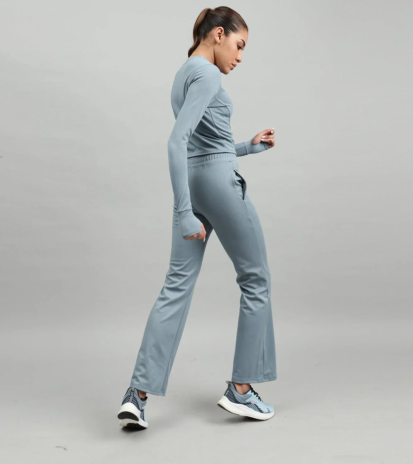 Women's Dynamic Duo Coord Set ( Turquoise blue  ) - Image 7