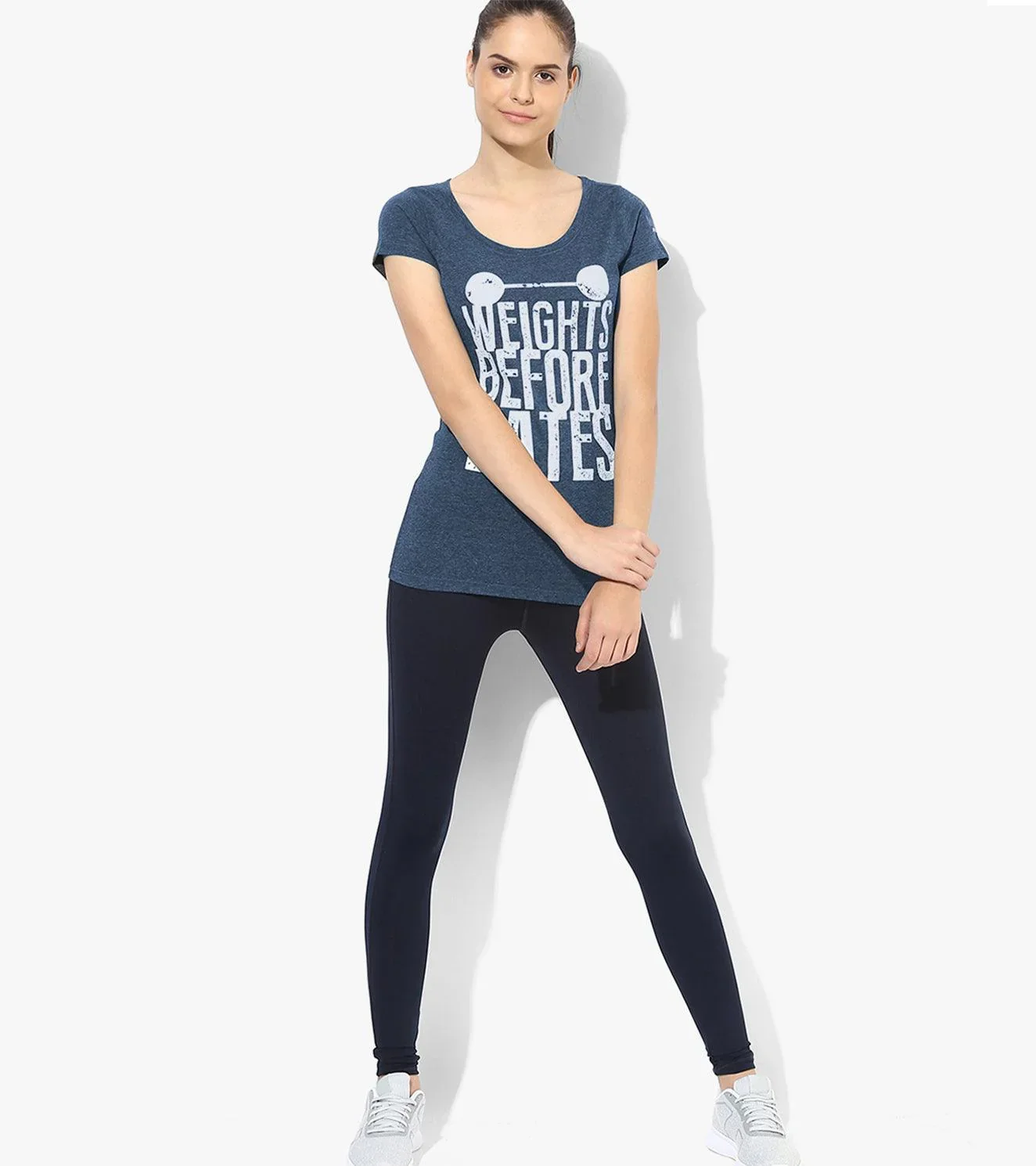Women's "Weights before Dates" Graphic T-shirt - Image 4