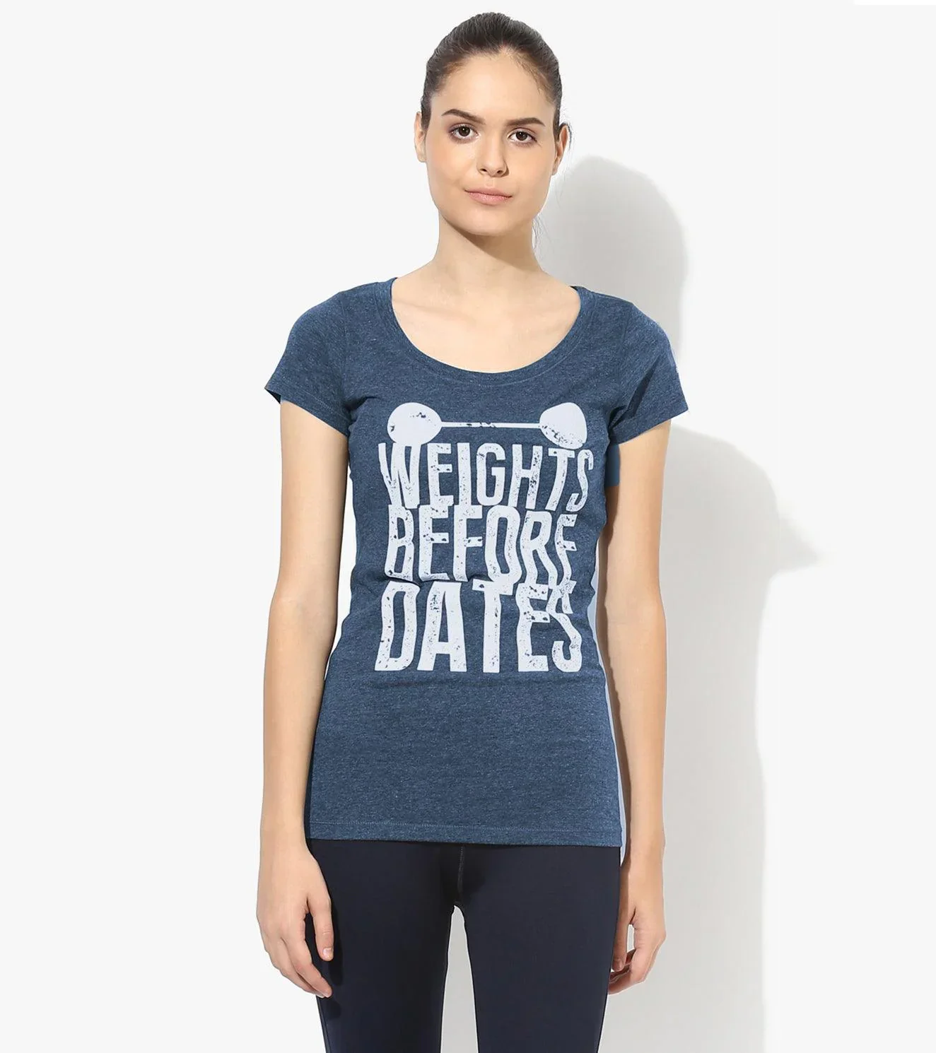 Women's "Weights before Dates" Graphic T-shirt - Image 7