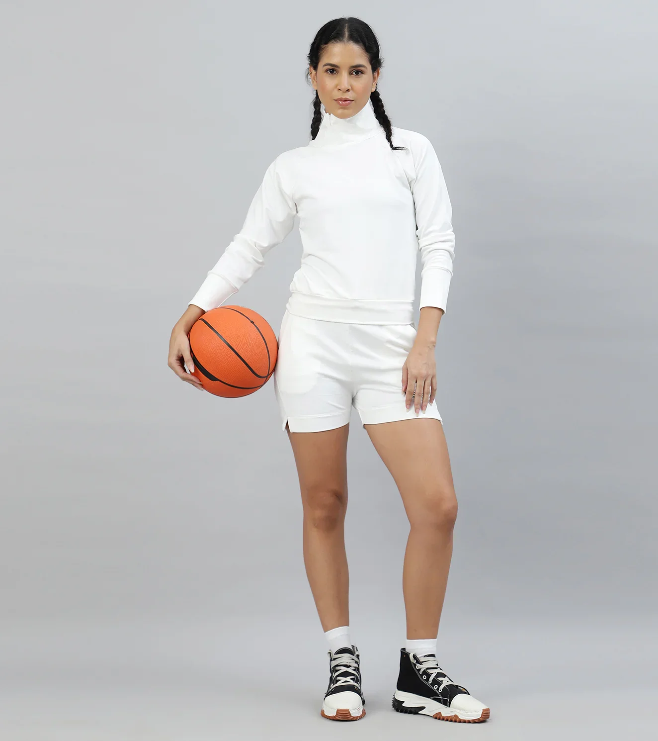 Women's Luxe High-Neck Pullover coord set - Image 3