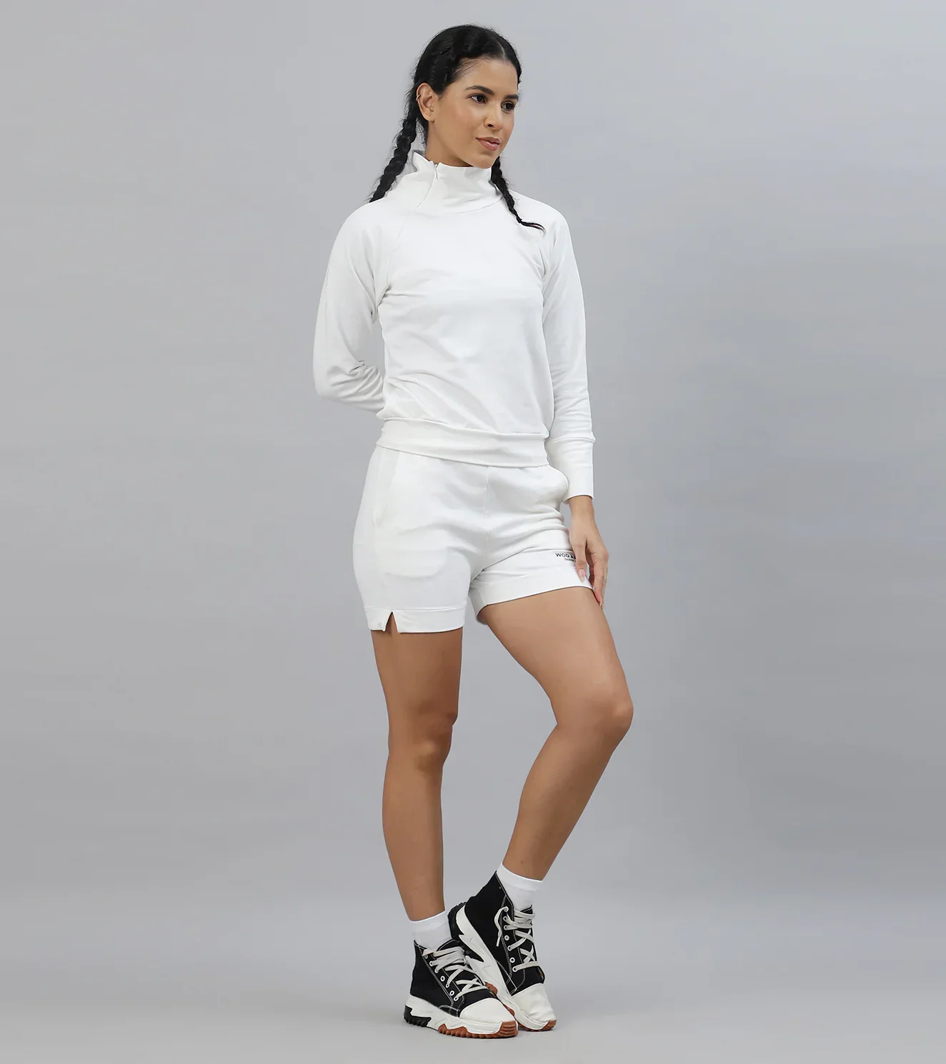 Women's Luxe High-Neck Pullover coord set - Image 5