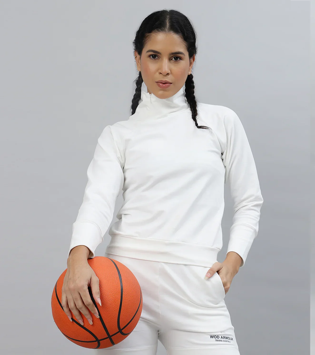 Women's Luxe High-Neck Pullover coord set - Image 7