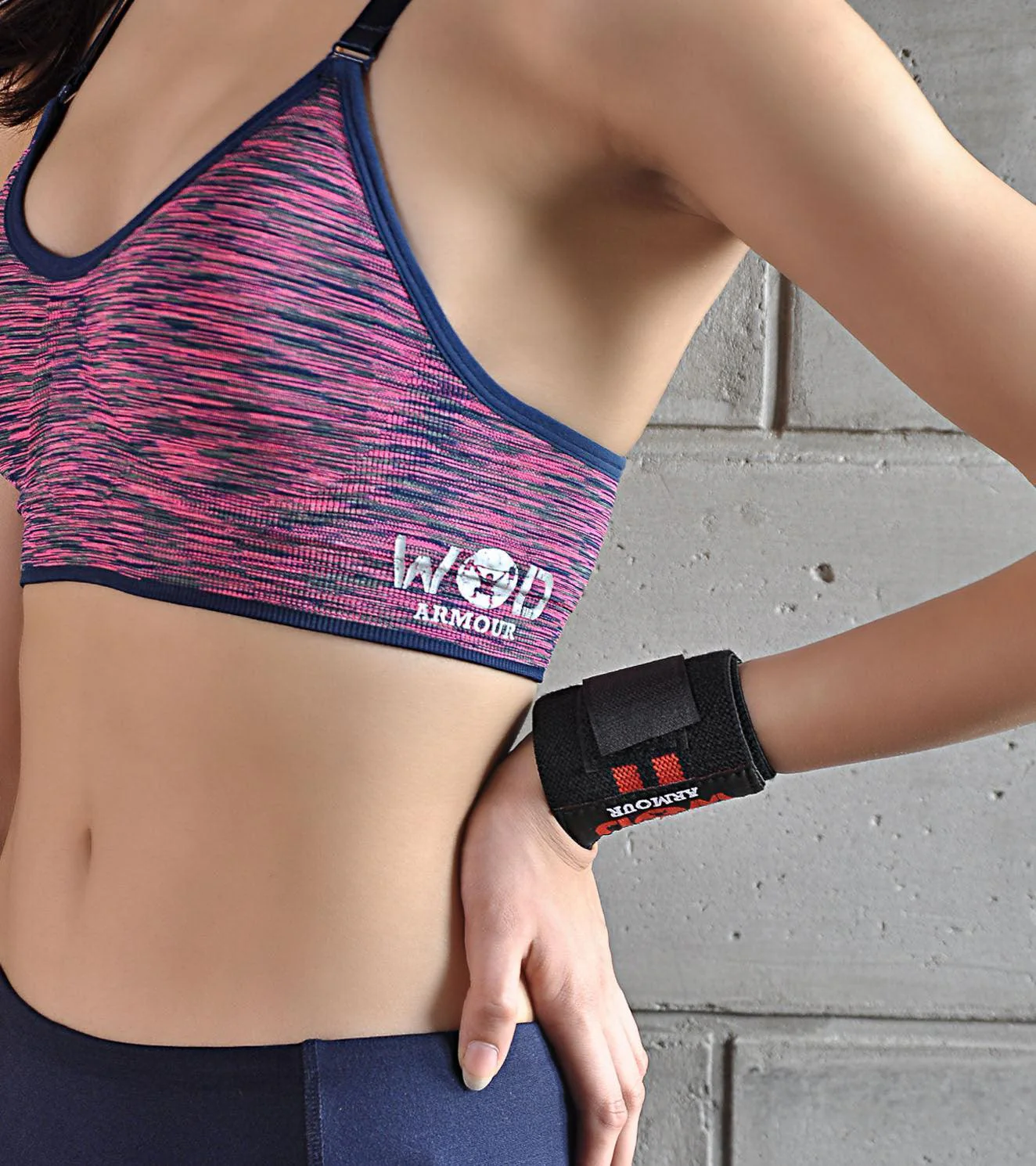 Women's Racer Back Sports Bra - Image 3